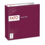 FATO Szalvéta Bordó 33*33cm 2rtg.50db/csomag, 24 csomag/karton