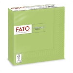 FATO Szalvéta Lime 33*33cm 2rtg.50db/csomag, 24csomag/karton