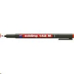 Alkoholos marker, 1 mm, EDDING "142 M", piros