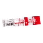 Golyóstollbetét, 0,3 mm, UNI "S-7L", piros