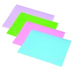 Gumis mappa PP Panta Plast A4 rózsaszín