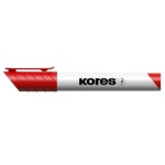 Tábla- és flipchart marker, 3 mm, kúpos, KORES "K-Marker XW1", piros