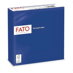 FATO Szalvéta Kék 33*33cm 2rtg.50db/csomag, 24 csomag/karton