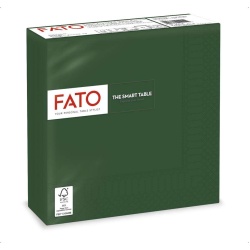FATO Szalvéta Zöld 33*33cm 2rtg.50db/csomag, 24 csomag/karton
