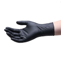 Maxter Nitril FEKETE púdermentes 100 db-os vizsgálókesztyű (5,5gr) "XL"