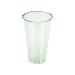 Lebomló PLA pohár 5dl, átlátszó, átmérő 96mm, 50db/cs