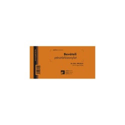 Bevételi pénztárbizonylat B.318-102/A/V