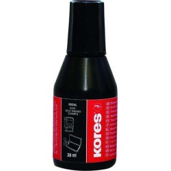Festék Bélyegzőpárnára Kores 28ml Fekete
