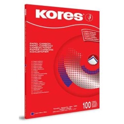 Indigó, A4, kézi, KORES, 100 lap, kék