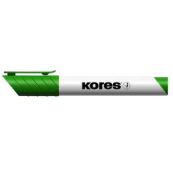 Tábla- és flipchart marker, 3 mm, kúpos, KORES "K-Marker XW1", zöld